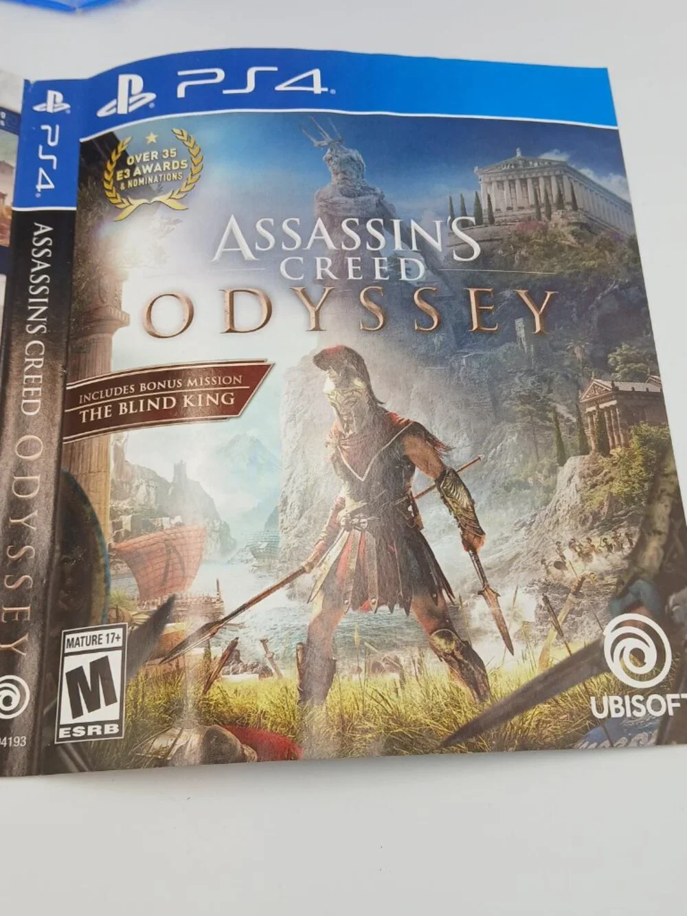 Assassin's Creed Odyssey (Sony PlayStation 4, PS4, 2018) Untested